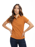 Polo Básico Femenino | Terracota, vista 6