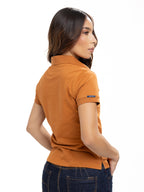 Polo Básico Femenino | Terracota, vista 11
