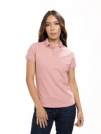 Polo Básico Femenino | Rosado, vista 5