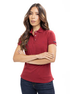 Polo Básico Femenino | Vinotinto, vista 5