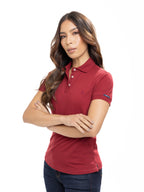 Polo Básico Femenino | Vinotinto, vista 6