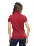 Polo Básico Femenino | Vinotinto, vista 9