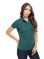 Polo Básico Femenino | Verde Botella, vista 5