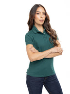 Polo Básico Femenino | Verde Botella, vista 6