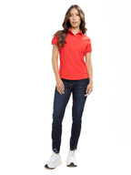 Polo Básico Femenino | Rojo, vista 4
