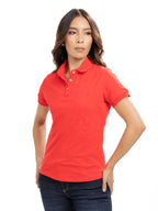 Polo Básico Femenino | Rojo, vista 7