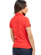 Polo Básico Femenino | Rojo, vista 11