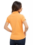 Polo Básico Femenino | Naranja, vista 9