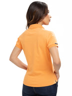 Polo Básico Femenino | Naranja, vista 10