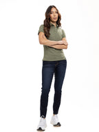 Polo Básico Femenino | Verde Militar, vista 4