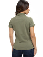 Polo Básico Femenino | Verde Militar, vista 9