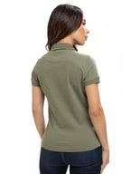 Polo Básico Femenino | Verde Militar, vista 11