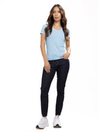 Camiseta Básica Femenina | Azul Cielo, vista 2