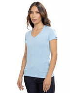 Camiseta Básica Femenina | Azul Cielo, vista 8