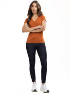 Camiseta Básica Femenina | Ocre, vista 6