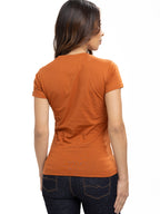 Camiseta Básica Femenina | Ocre, vista 12