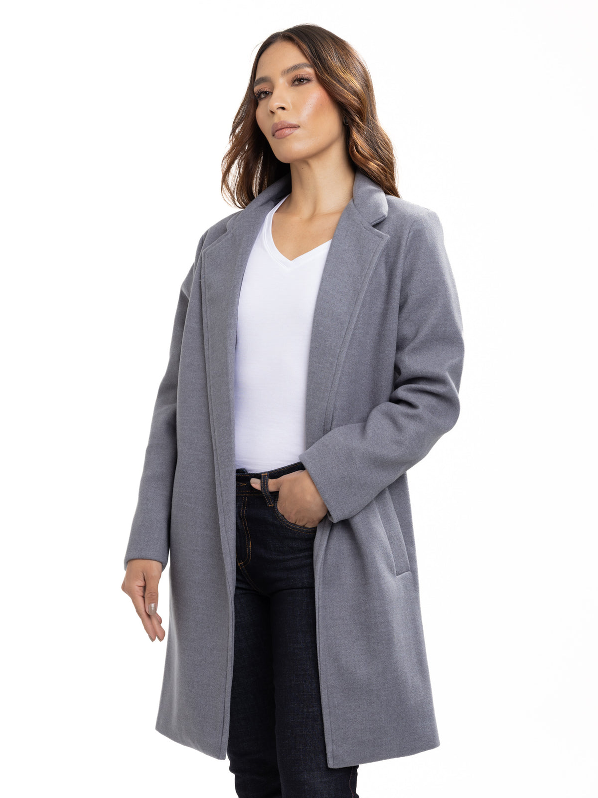Abrigo Femenino | Gris, vista 10