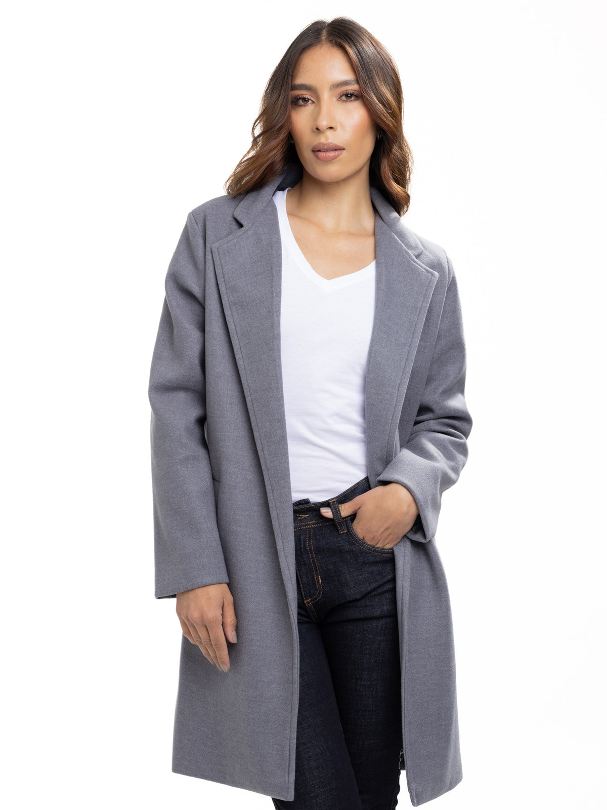 Abrigo Femenino | Gris, vista 12