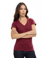 Camiseta Básica Femenina | Vinotinto, vista 5