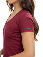 Camiseta Básica Femenina | Vinotinto, vista 10