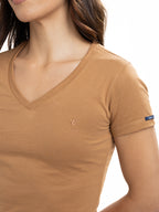 Camiseta Básica Femenina | Café Medio, vista 7