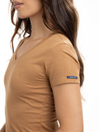 Camiseta Básica Femenina | Café Medio, vista 8