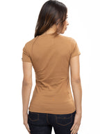Camiseta Básica Femenina | Café Medio, vista 9