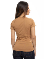 Camiseta Básica Femenina | Café Medio, vista 10