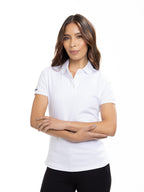 Polo Básico Femenino | Blanco, vista 6