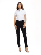 Pantalón Dril Femenino | Negro con Taches Decorativos
