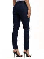 Jean Femenino | Azul Industrial Oscuro Tache Negro — foto 6