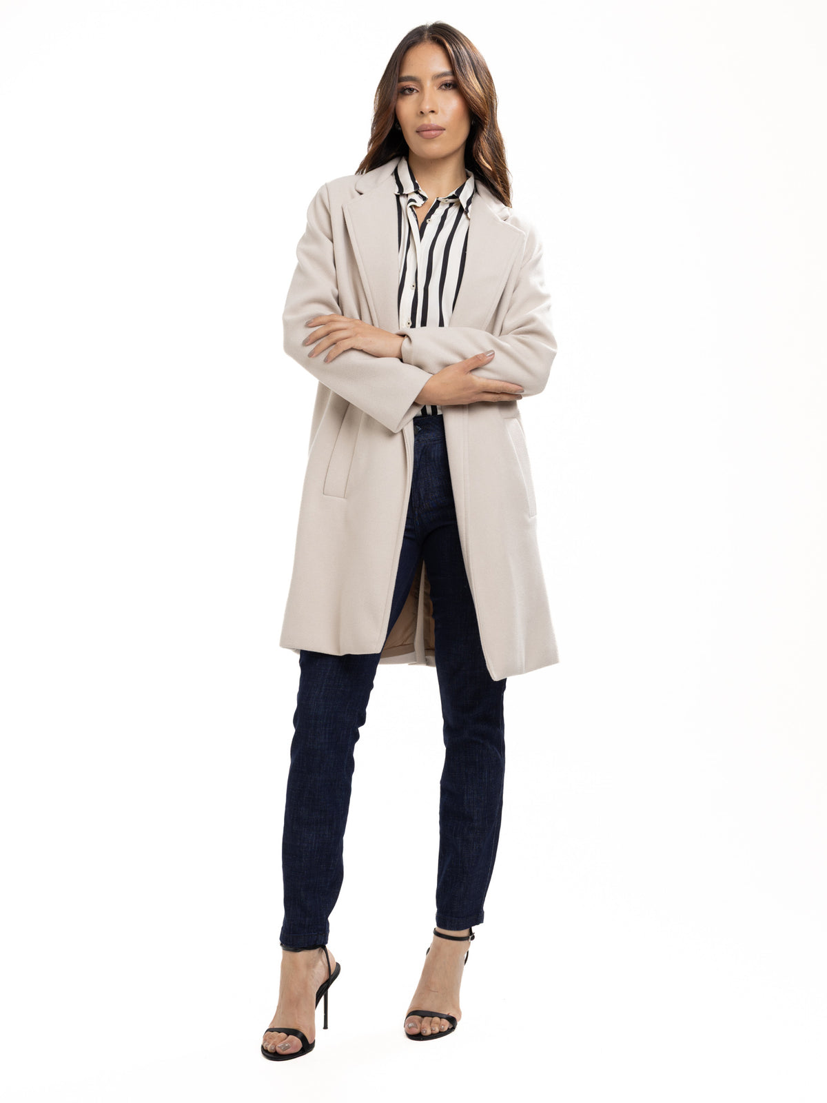 Abrigo Femenino | Beige, vista 3