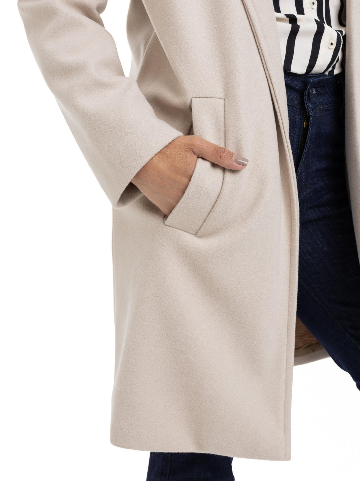 Abrigo Femenino | Beige, vista 6