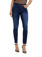 Jean Femenino | Azul Petróleo Accesorio Pasador — foto 3