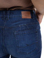 Jean Femenino | Azul Petróleo Accesorio Pasador — foto 5