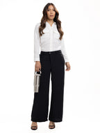 Pantalón Femenino | Negra en Tela Liviana — foto 1