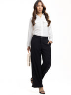 Pantalón Femenino | Negra en Tela Liviana — foto 3
