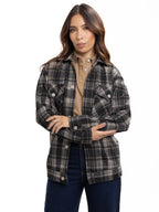Chaqueta de Paño Femenina | Cuadros Cafés, vista 4