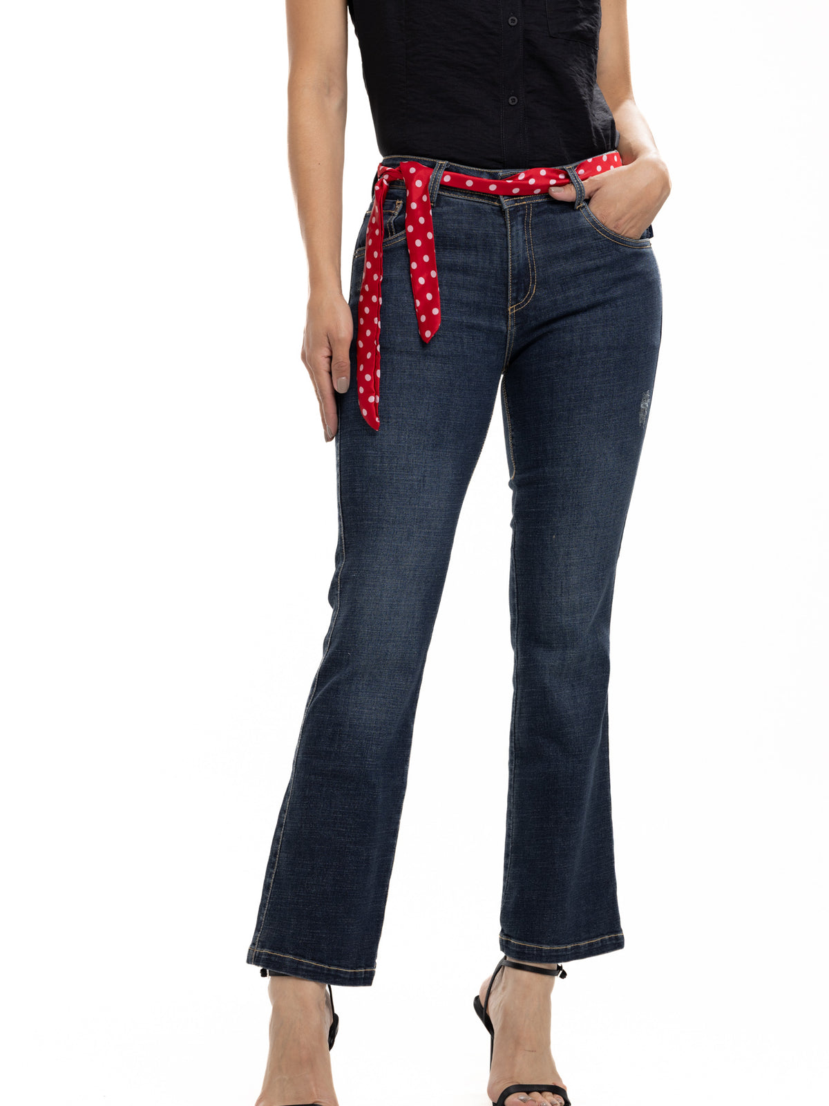 Jean Femenino | Azul de Bota Campana Pañoleta Roja — foto 3