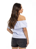 Blusa Campesina Femenina | Azul Cielo, vista 5