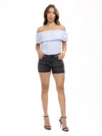 Short Femenino | Jean Gris 3 Taches en Relojero — foto 2