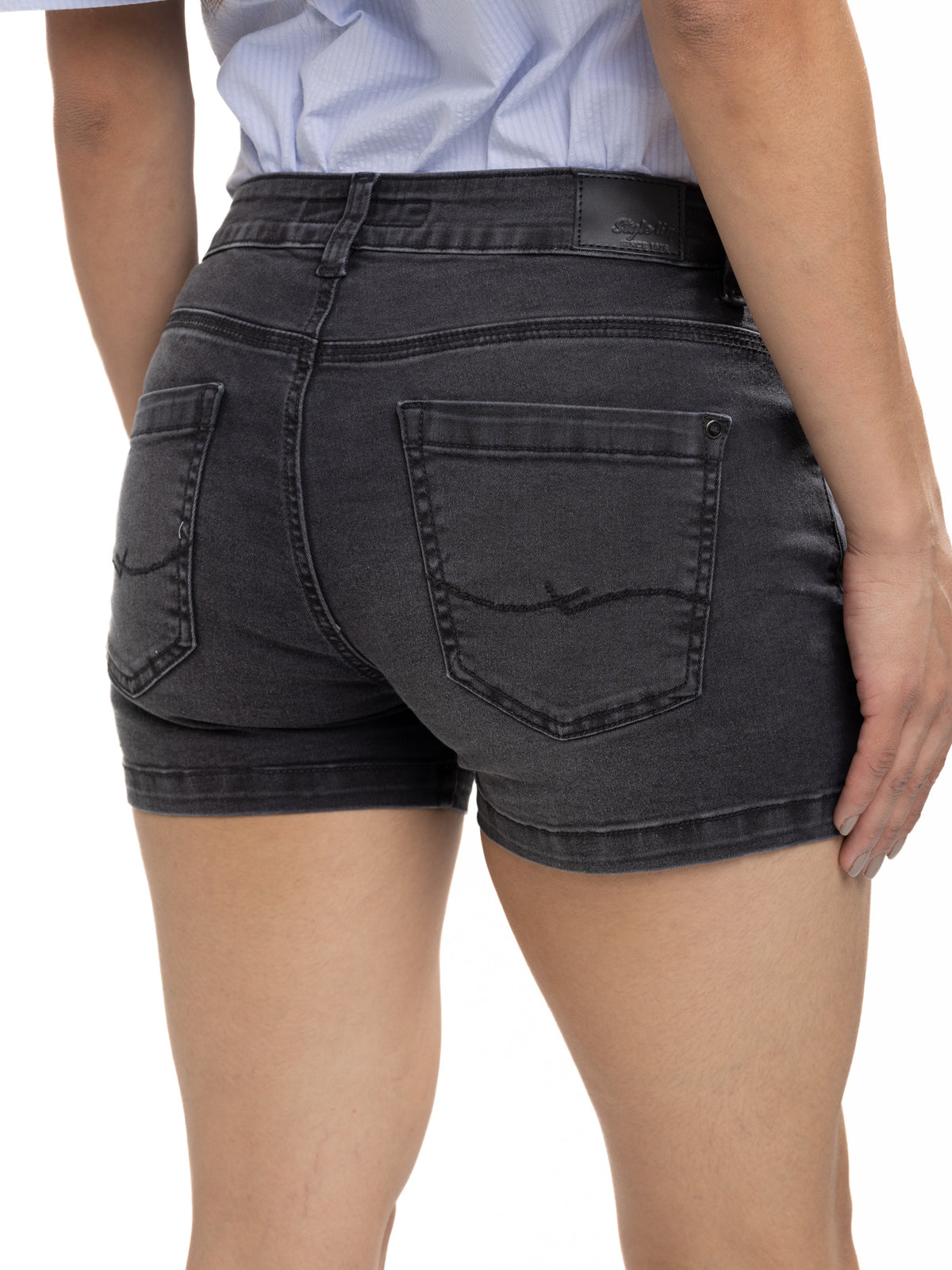 Short Femenino | Jean Gris 3 Taches en Relojero — foto 7