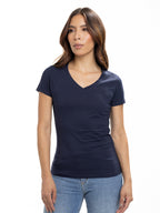 Camiseta Básica Femenina | Azul Oscuro — foto 3