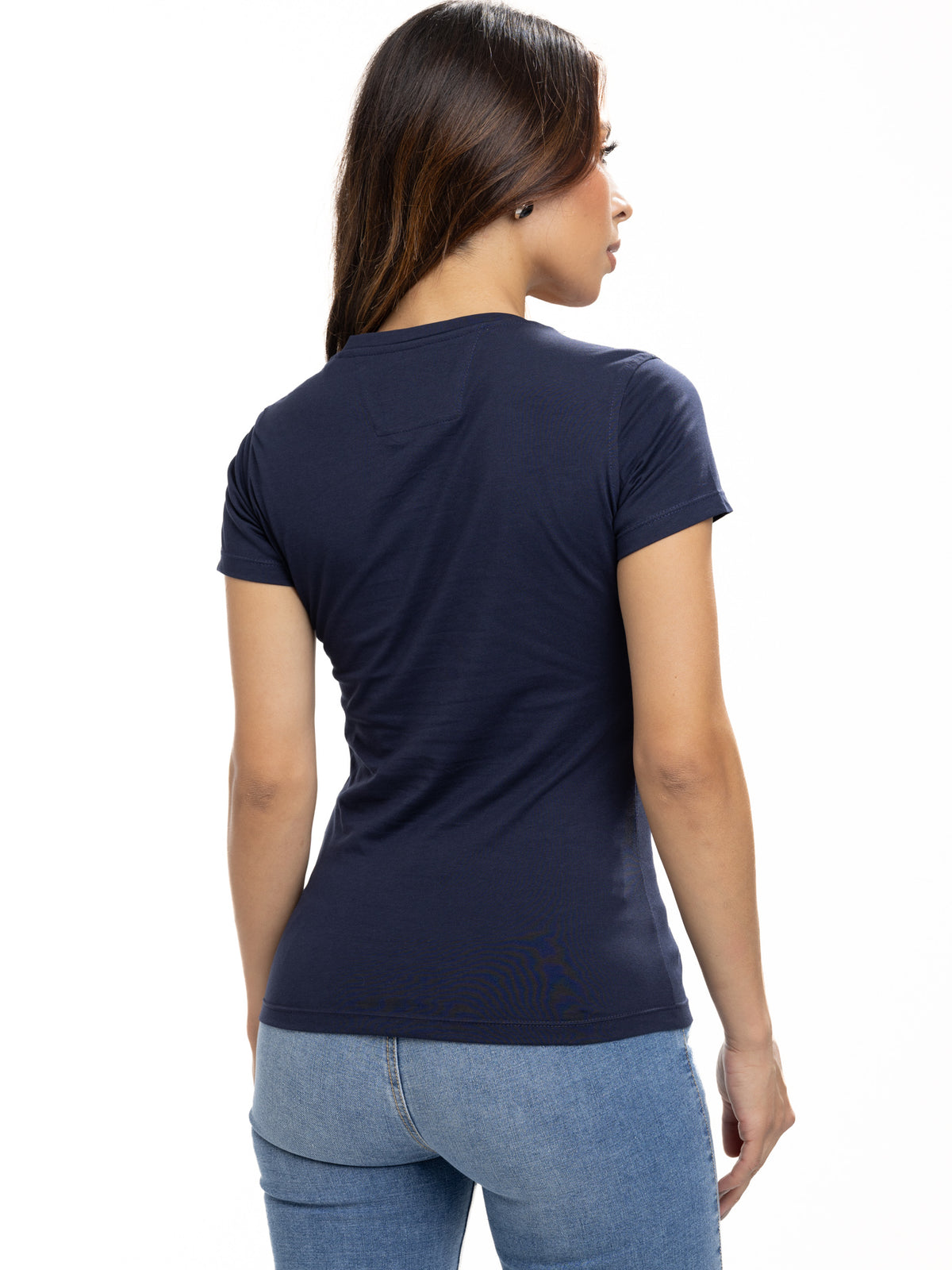 Camiseta Básica Femenina | Azul Oscuro — foto 9