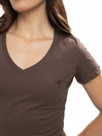Camiseta Básica Femenina | Café Oscuro — foto 5