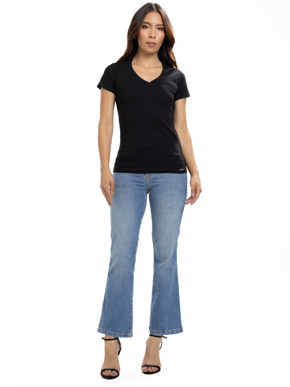 Camiseta Básica Femenina | Negro, vista 1