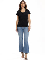 Camiseta Básica Femenina | Negro, vista 2