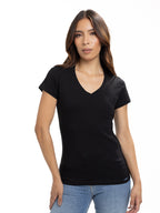 Camiseta Básica Femenina | Negro, vista 4