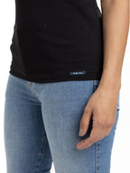 Camiseta Básica Femenina | Negro, vista 6