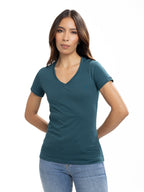 Camiseta Básica Femenina | Verde Botella, vista 4